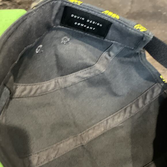 Duvin Design Company Hat Short Billed, Pineapple Designs With Green Bill - Picture 6 of 8